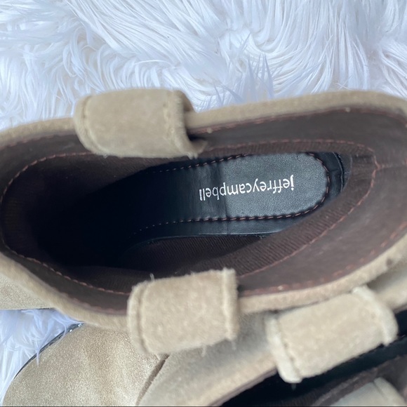 Jeffrey Campbell Suede Konda Ankle Boots - Picture 5 of 6